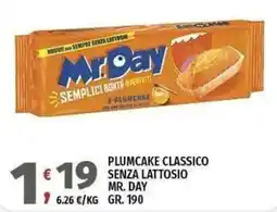 Vivo Supermercati Plumcake classico senza lattosio Mr. Day offerta