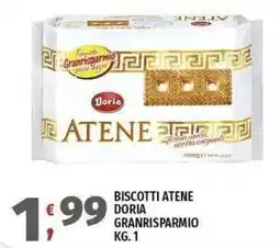 Vivo Supermercati Biscotti Atene Doria Granrisparmio offerta