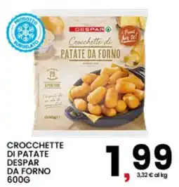 Interspar Crocchette di patate despar da forno offerta