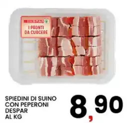 Interspar Spiedini di suino con peperoni Despar offerta