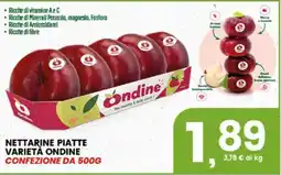 Interspar Nettarine piatte varietà Ondine offerta