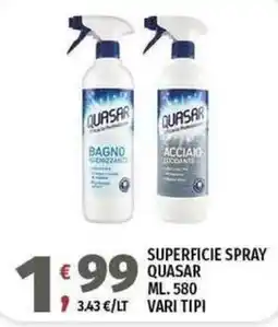 Vivo Supermercati Superficie spray Quasar offerta