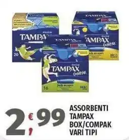 Vivo Supermercati Assorbenti Tampax offerta