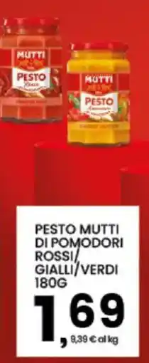 Interspar Pesto Mutti di pomodori rossi/gialli/verdi offerta