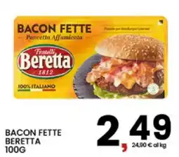 Interspar Bacon fette Beretta offerta