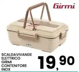 Interspar Scaldavivande elettrico Girmi contenitore inox offerta
