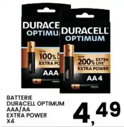 Interspar Batterie Duracell Optimum AAA/AA Extra Power offerta