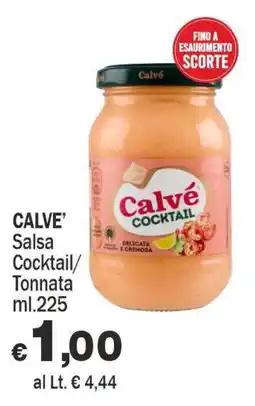 Primo Prezzo Calvé Salsa Cocktail offerta