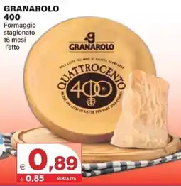Boningros Cash and Carry Granarolo 400 Formaggio stagionato offerta