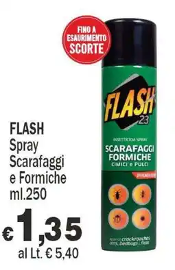 Primo Prezzo Flash spray scarafaggi e formiche offerta