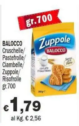 Primo Prezzo Zuppole Balocco offerta