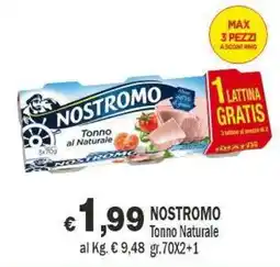 Primo Prezzo Nostromo Tonno Naturale offerta