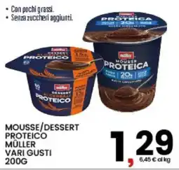 Interspar Mousse/dessert proteico Müller offerta