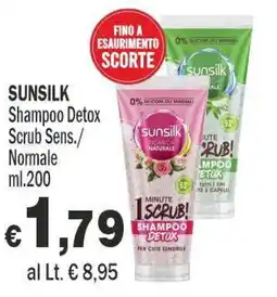 Primo Prezzo Sunsilk Shampoo Detox Scrub Sens./Normale offerta