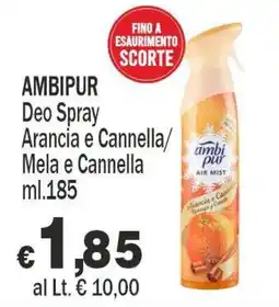 Primo Prezzo Ambipur Deo Spray Arancia e Cannella offerta