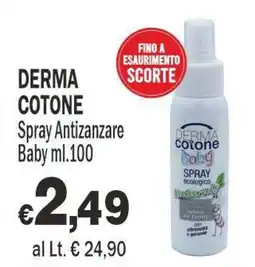 Primo Prezzo Derma Cotone Spray Antizanzare Baby offerta