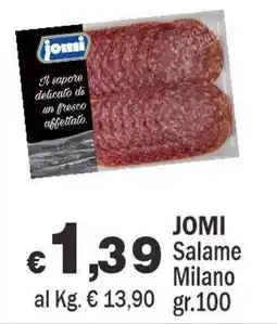 Primo Prezzo Jomi Salame Milano offerta