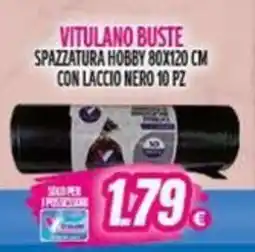 Vitulano Drugstore Vitulano buste spazzatura hobby offerta