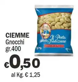 Primo Prezzo Il Poeta della Tradizione Gnocchi di Patate offerta