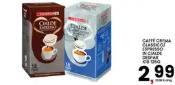 Interspar Caffè Crema Classico/Espresso in Cialde Despar offerta