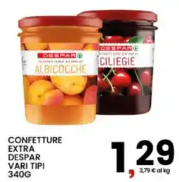 Interspar Confetture extra Despar vari tipi offerta