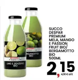 Interspar Succo Despar Premium Lime e Zenzero Bio offerta