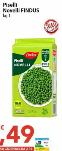 Sidis Piselli Novelli Findus offerta