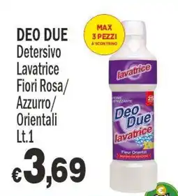 Primo Prezzo Deo Due lavatrice offerta