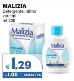 Boningros Cash and Carry Malizia Detergente intimo offerta