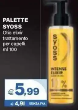 Boningros Cash and Carry Palette Syoss Olio elixir trattamento per capelli offerta