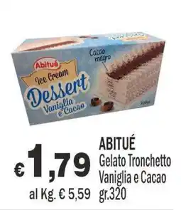 Primo Prezzo Abitué Gelato Tronchetto Vaniglia e Cacao offerta