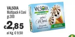 Primo Prezzo Valsòia gelato 4 Coni offerta