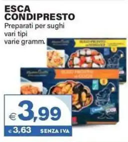 Boningros Cash and Carry Esca condipresto Preparati per sughi offerta