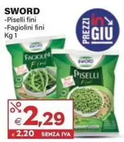 Boningros Cash and Carry Sword Piselli fini, Fagiolini fini offerta