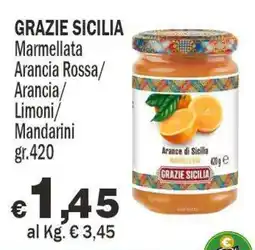 Primo Prezzo Marmellata Arancia Rossa Grazie Sicilia offerta