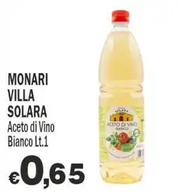 Primo Prezzo Monari Villa Solara Aceto di Vino Bianco offerta
