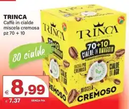 Boningros Cash and Carry Trinca Caffè in cialde miscela cremosa offerta