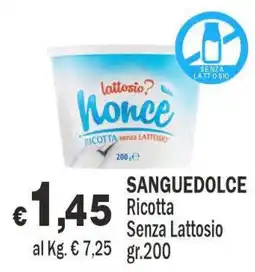 Primo Prezzo Ricotta Senza Lattosio offerta