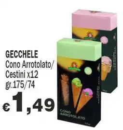 Primo Prezzo Gecchele Cono Arrotolato offerta