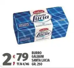 Vivo Supermercati Burro Galbani Santa Lucia offerta