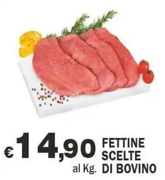 Fettine scelte di bovino