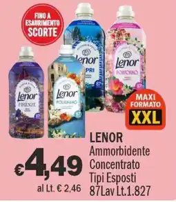 Primo Prezzo Lenor Ammorbidente Concentrato offerta
