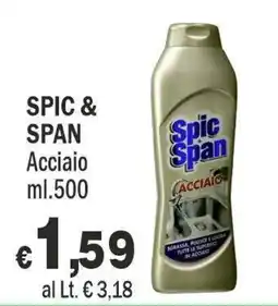 Primo Prezzo Spic & Span Acciaio offerta