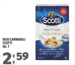 Vivo Supermercati Riso Carnaroli Scotti offerta