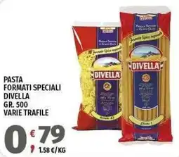Vivo Supermercati Pasta formati speciali Divella offerta