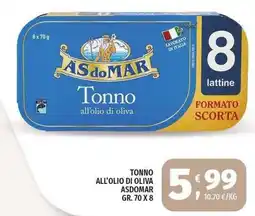 Vivo Supermercati Tonno all'olio di oliva Asdomar offerta