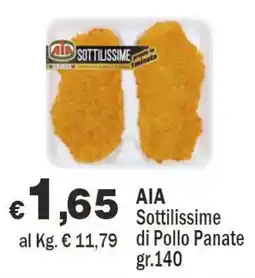 Primo Prezzo AIA Sottilissime di Pollo Panate offerta