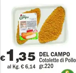 Primo Prezzo Del Campo Cotolette di Pollo offerta