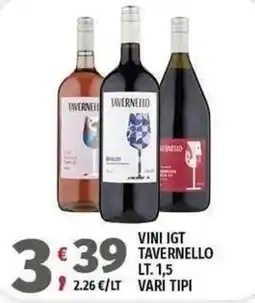 Vivo Supermercati Vini IGT Tavernello offerta