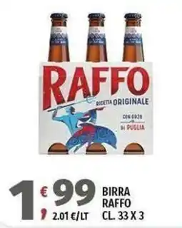 Vivo Supermercati Birra Raffo offerta